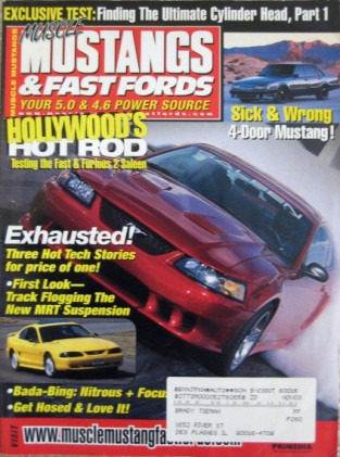 MUSCLE MUSTANGS & FAST FORDS 2003 AUG - 3.8L HOP-UP, 95 GT, 02 FOCUS ZXS, S281